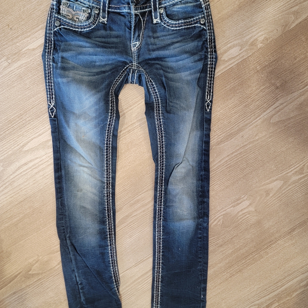 Rock Revival Dark Blue Skinny Jeans